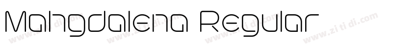 Mahgdalena Regular字体转换